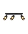 685x211 mm VT-89015 loftlampe 3x6W LED - dekorativ, 3000K, mat sort