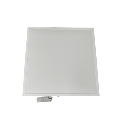 60x60 LED panel, 40W - Højde:18mm, 120 lm/W, slim, hvid kant