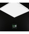 60x60 LED panel, 40W - Højde:18mm, 120 lm/W, slim, hvid kant