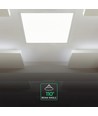 60x60 LED Panel, 40W - 120 lm/W, 5 års garanti, hvid kant