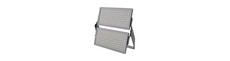 500W LED projektør - 135lm/W, IP65, 67.500lm, sort kabinet, udendørs