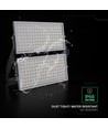500W LED projektør - 135lm/W, IP65, 67.500lm, sort kabinet, udendørs