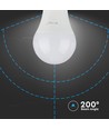 A60 VT-2113 LED 10,5W E27 - plastpære, 6500K, 3 stk./pakke