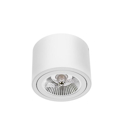 CHLOE AR111 loftslampe - Rund hvid, justerbar, GU10 AR111