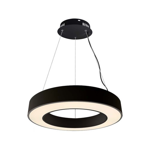 Vt-7760 LED lampe 50W - designer, hængende, TRIAC dæmpbar, 4000K, sort