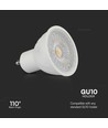 6W GU10 LED pære - 445lm, 38°, Samsung LED chip, erstatter 60W