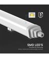 150 cm VT-12049 armatur 48W LED - vandtæt, GT-serie, Samsung chip, 4000K, 120 lm/W