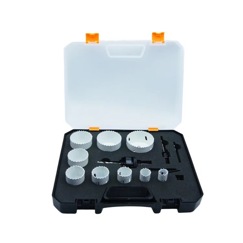 Sæt med 9 stk. kopbor - Ø19-64mm, Bi-metal hulsav