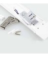 6x 40W komplet LED armatur - 120 cm, 3 års producentgaranti, 230V