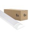 6x 50W komplet LED armatur - 150 cm, 3 års producentgaranti, 230V