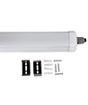 12 stk. V-Tac vandtæt 48W komplet LED armatur - 150 cm, 120lm/W, IP65, gennemfortrådet 230V