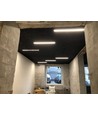 Sort Troldtekt CCT LED Skinnesæt 6x60 cm - Planforsænket, Akustilight inkl. ledninger og driver