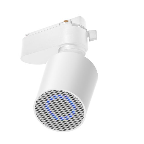 Bluetooth højttaler til 1-faset skinner - Hvid, 10W, 1F2W