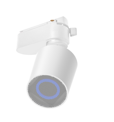 Bluetooth højttaler til 1-faset skinner - Hvid, 10W, 1F2W