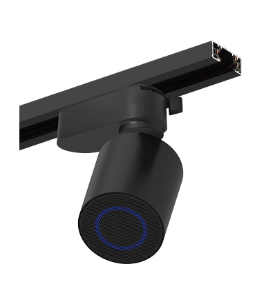 Bluetooth højtaler til 1-faset skinner - Sort, 10W, 1F3W