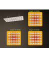 Vækstlampe 240W - Inkl. ophæng, fuldt spektrum, uden blæser, IP54