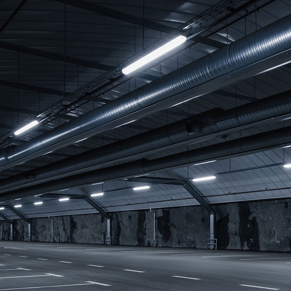 120cm 50W LIMEA GO komplet LED armatur - 120lm/W, IP65, 4000K, IK07 - Dæmpbar : Ikke dæmpbar, Kulør : Neutral