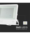 Vt-44204 projektør 200W - med Samsung-chip, 1m ledning, 4000K, hvidt hus, mat glas, IP65