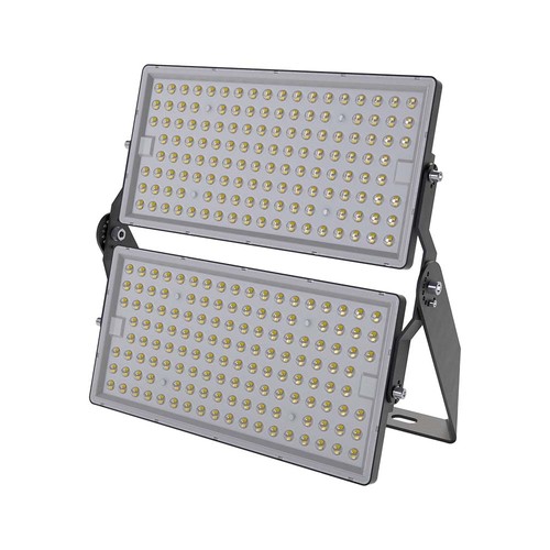500W LED projektør - 135lm/W, 67.500lm, IP65, sort, udendørs