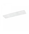 120x30 bagbelyst panel 40W - Neutral hvid, 90°, IP40, UGR19, RA90, hvid kant, 230V