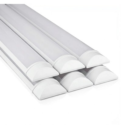 6x 40W komplet LED armatur - 120 cm, 3 års producentgaranti, 230V