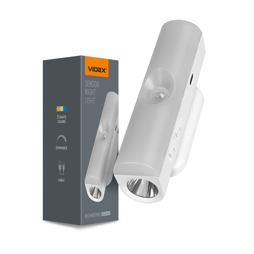 Led natlampe - genopladelig, bevægelsessensor