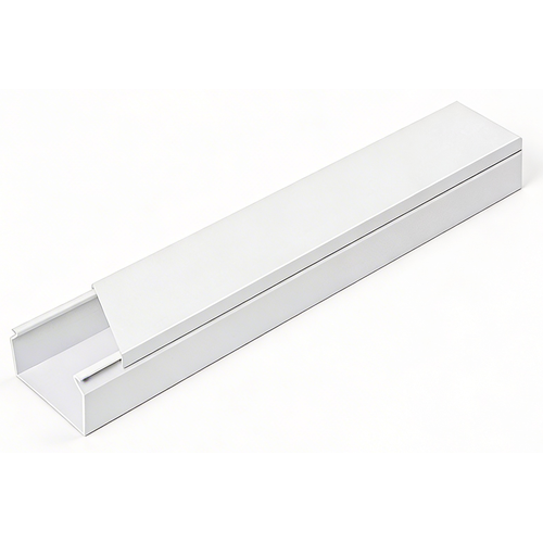 60x40 Kabelkanal med tape - Hvid, 60x40mm, Længde 2m