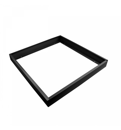 600x600 Algine ramme - til monteret overfladearmatur, fast, sort