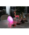 Opladelig RGB+CCT halvkugle bord/natlampe - Hvid, Tuya Smart/Smart life, IP20 indendørs