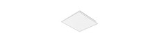 60x60 bagbelyst LED panel, 40W - 5 års garanti, hvid kant