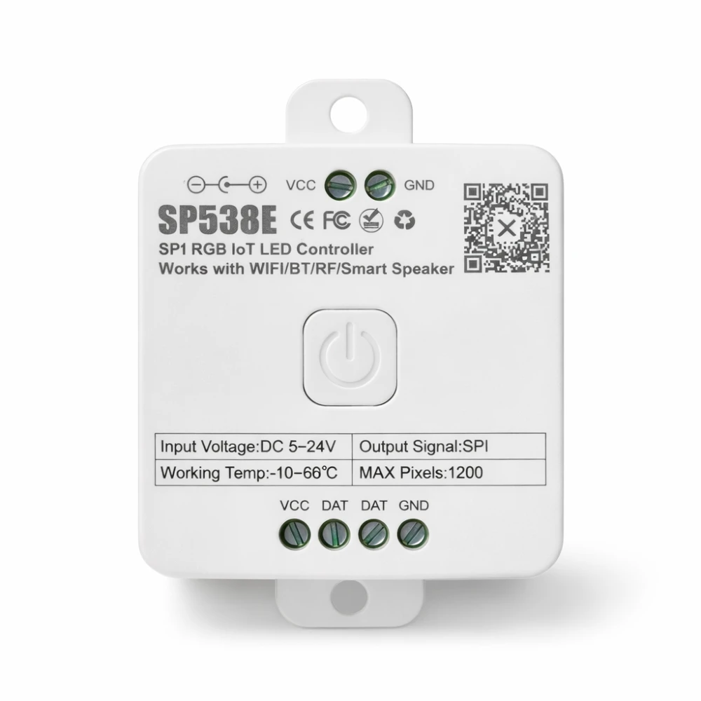 RGBIC SP538E strip controller - Wifi, Bluetooth, RF, 5V/12V/24V billede