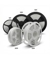5m. 230V RA93 vandtæt HiCri slim COB strip - Inde / Ude, IP67, 296 LED, 10W/m, tape på bagsiden