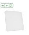 330x330 Nymphea Fusion loftlampe 20W eller 30W eller 40W - CCT, 230V, 120°, IP44, 53mm, hvid, firkantet, LED