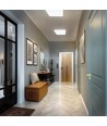 330x330 Nymphea Fusion loftlampe 20W eller 30W eller 40W - CCT, 230V, 120°, IP44, 53mm, hvid, firkantet, LED