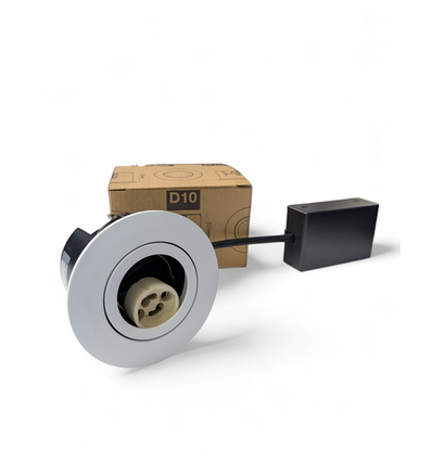 Hilux D10 Udendørs Indbygningsspot Til GU10, 230V - Hvid