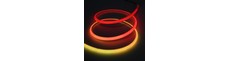 5m udendørs RGBIC Neon LED strip - 2 meter ledning, 10W/m, 576 LED pr. meter, 24V, IP67