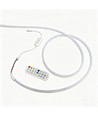 10m RGBIC Neon LED strip - 15 cm ledning, 10W/m, 576 LED pr. meter, 24V, IP67