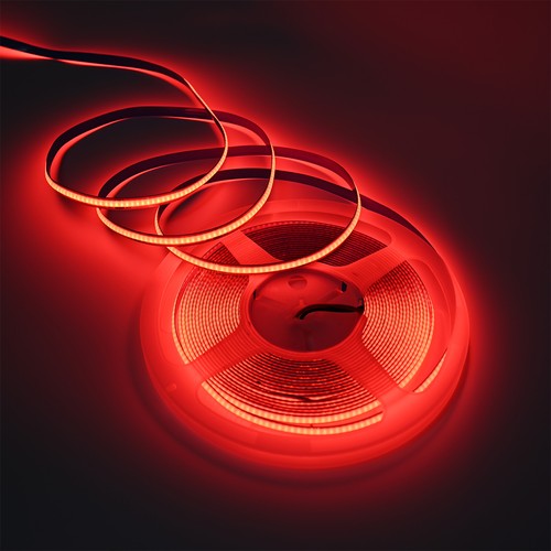 10m 9W/m Rød COB-LED strip - 24V DC, IP20, 320 LED/m