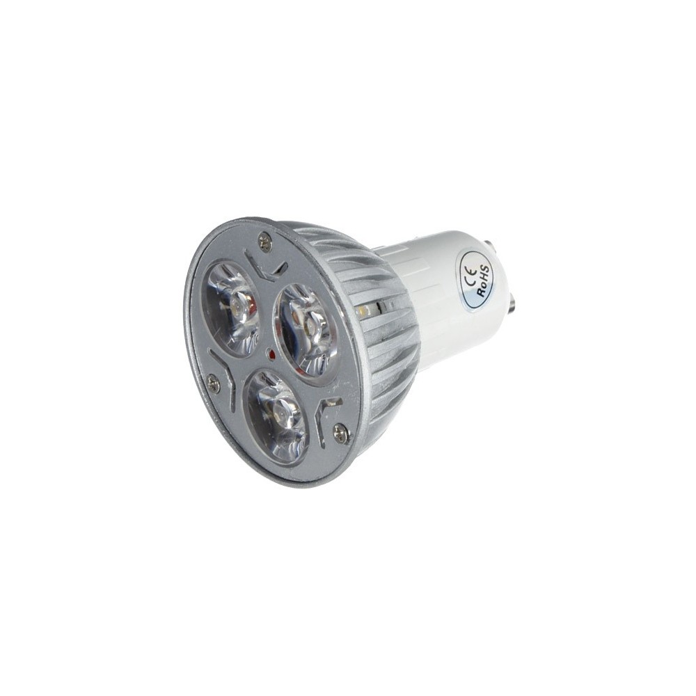 LEDlife TRI3 12V LED spot - 3W, GU10, 12V - Dæmpbar : Dæmpbar, Kulør : Varm, Spænding : 12V