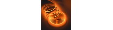 10m 9W/m Orange COB-LED strip - 24V DC, IP20, 320 LED/m