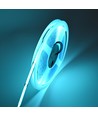 10m 9W/m Turkis COB-LED strip - 24V DC, IP20, 320 LED/m