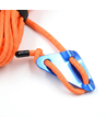 3m orange reb med lys - karabinhage, maks. 80 kg belastning