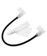 30 cm vandtæt mellemstykke til 230V LED strip (Slim COB) - Perfekt til hjørner, stolper mm., 230V