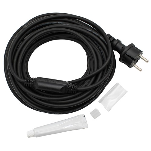10m Vandtæt stik til 230V LED strip (Slim COB) - Inkl. endeprop, 230V