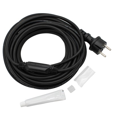 10m Vandtæt stik til 230V LED strip (Slim COB) - Inkl. endeprop, 230V