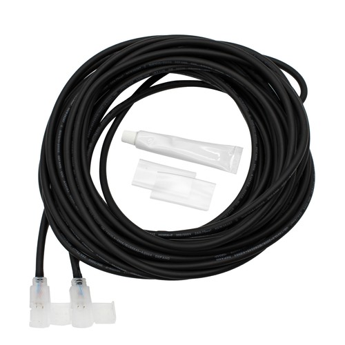 6 m vandtæt mellemstykke til 230V LED strip (Slim COB) - Inkl. endeprop, 230V