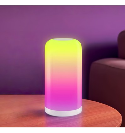 RGBIC+CCT LED bord/natlampe - Hvid, touch styring, IP20 indendørs