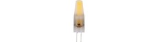 G4 1,5W dæmpbar LED pære, 12V - 140lm, COB, mat glas, varm hvid