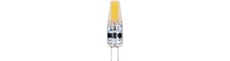 G4 1,5W LED pære, 12V - 160lm, dæmpbar, COB, varm hvid