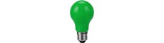 E27 1W LED filament pære - A60, Grøn, Party Colour Premium